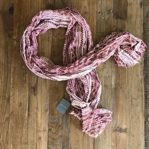 Pistillo red patterned SCARF